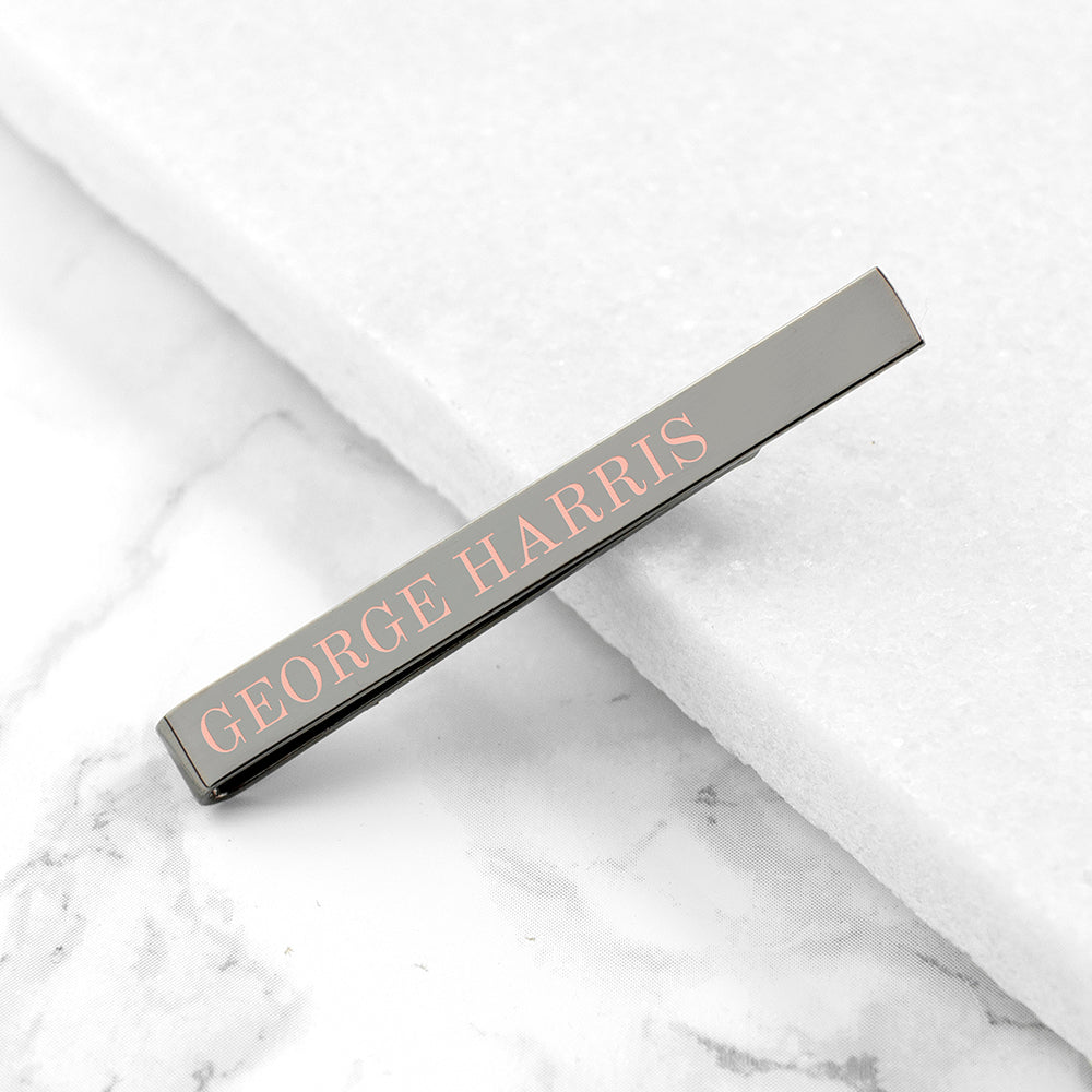 Personalized Message Tie Clip - GiftsofaKind