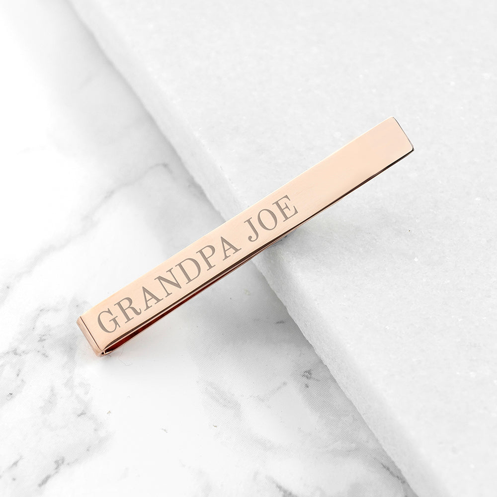 Personalized Message Tie Clip - GiftsofaKind