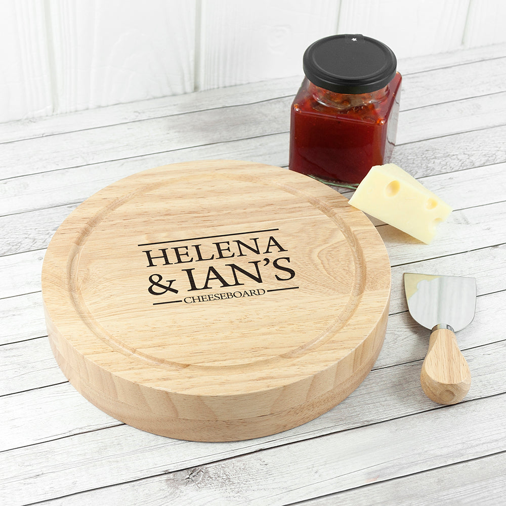 Personalized Couple Cheese Board - Lovesakes