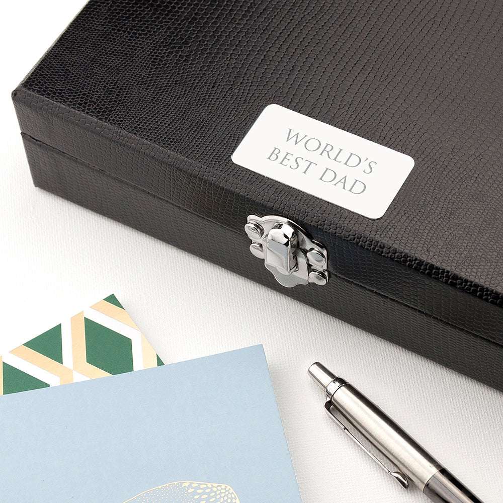 Men's Personalized Jewelry Organizer Box | 12-Compartments