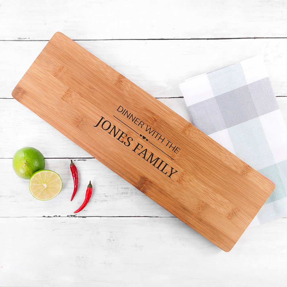 Personalized Family Dinner Serving Board - Lovesakes