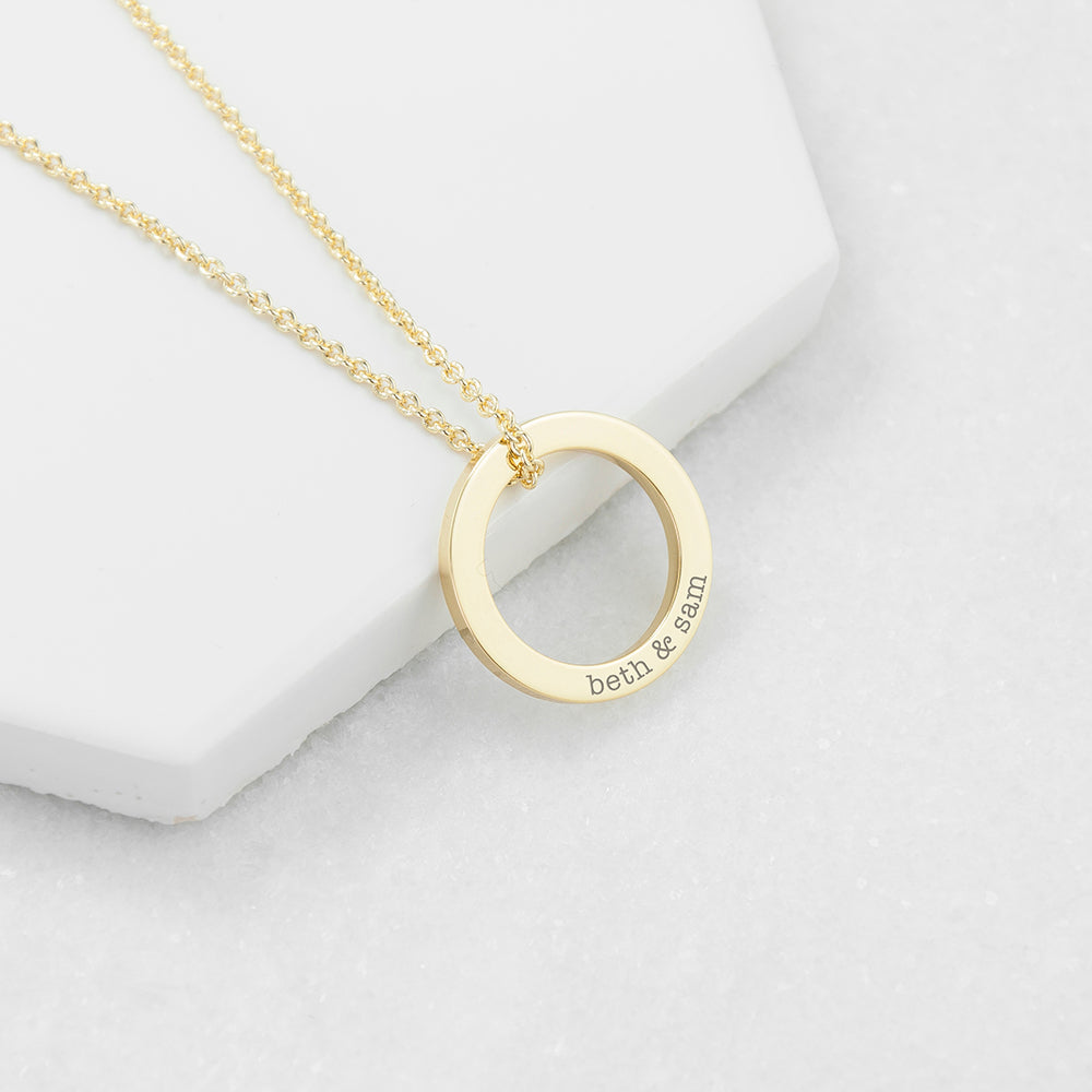 Personalized Family Ring Necklace - Lovesakes