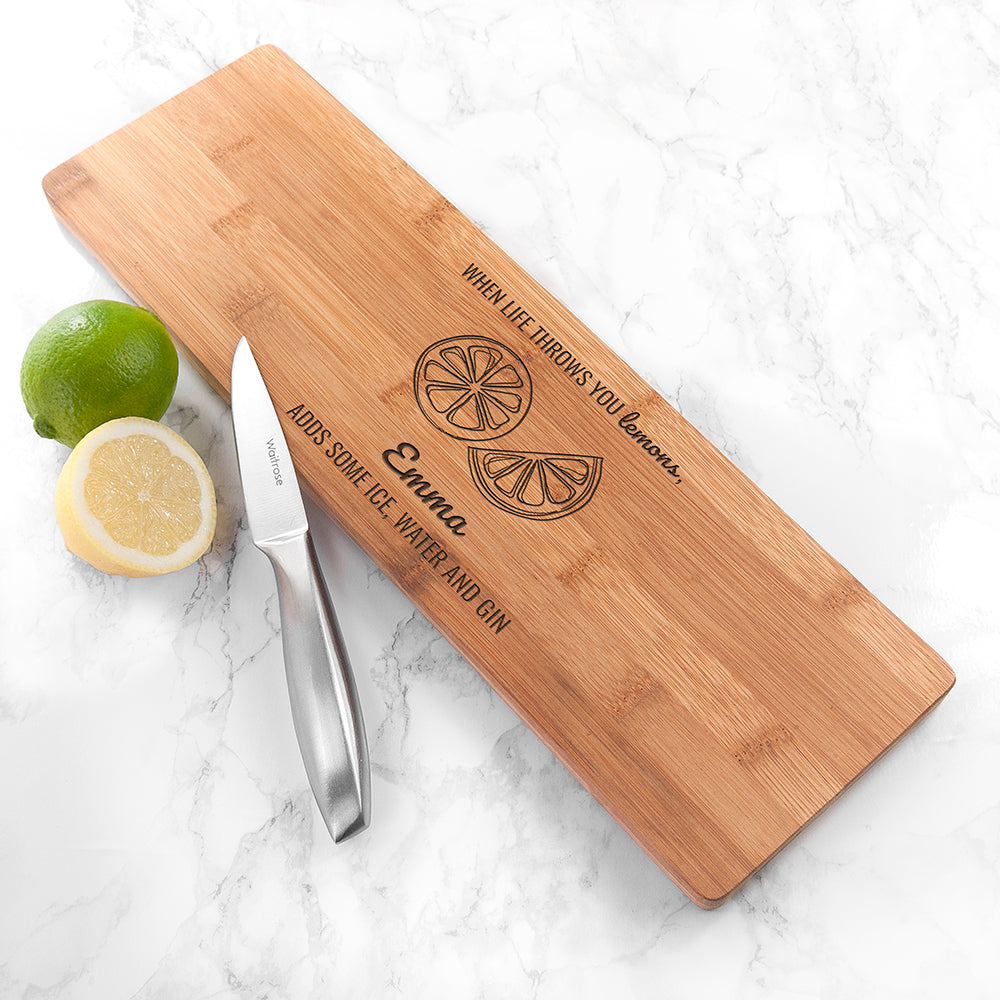 Personalized Life Gives You Lemons Board - Lovesakes