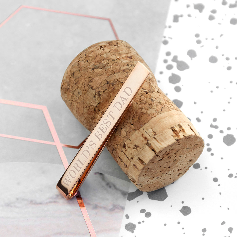 Personalized Message Tie Clip - GiftsofaKind