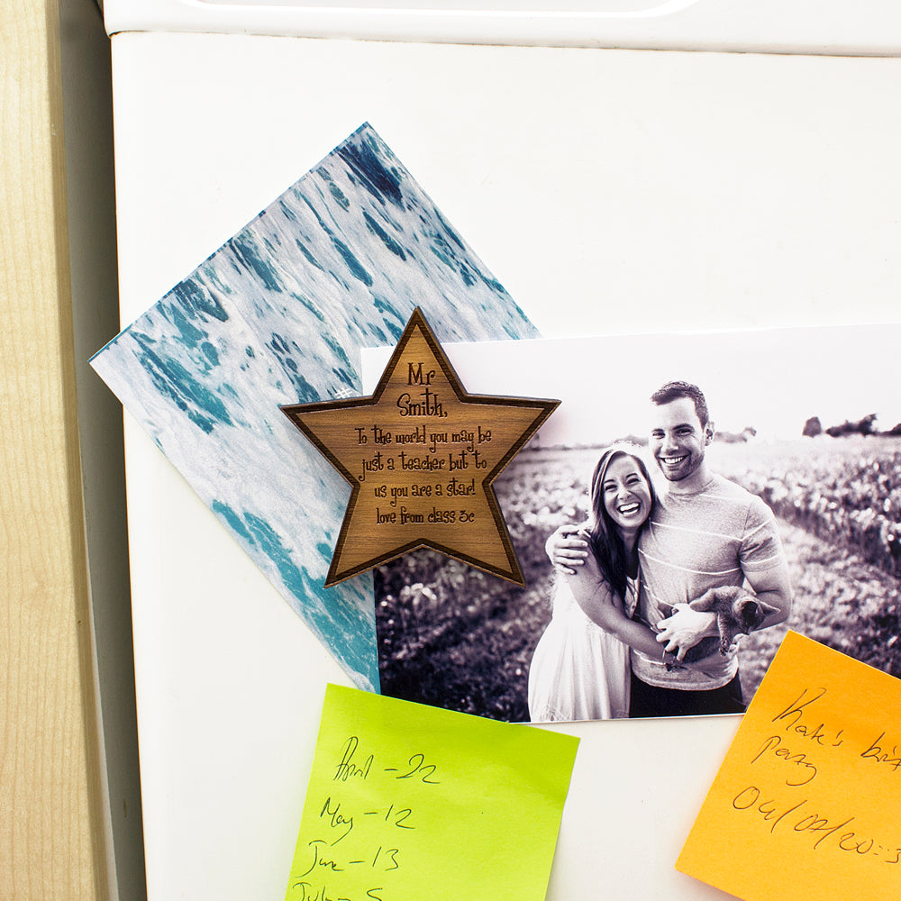 Personalised Star Teacher Fridge Magnet - Lovesakes