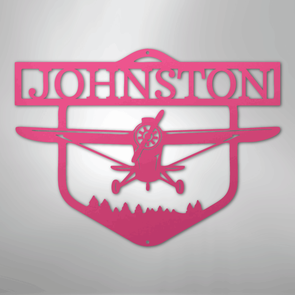 personalized-aviation-decor-custom-airplane-pilot-metal-wall-art-sign-monogram-in-pink
