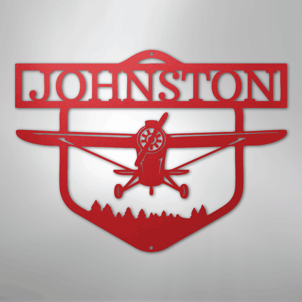 personalized-aviation-decor-custom-airplane-pilot-metal-wall-monogram-in-red