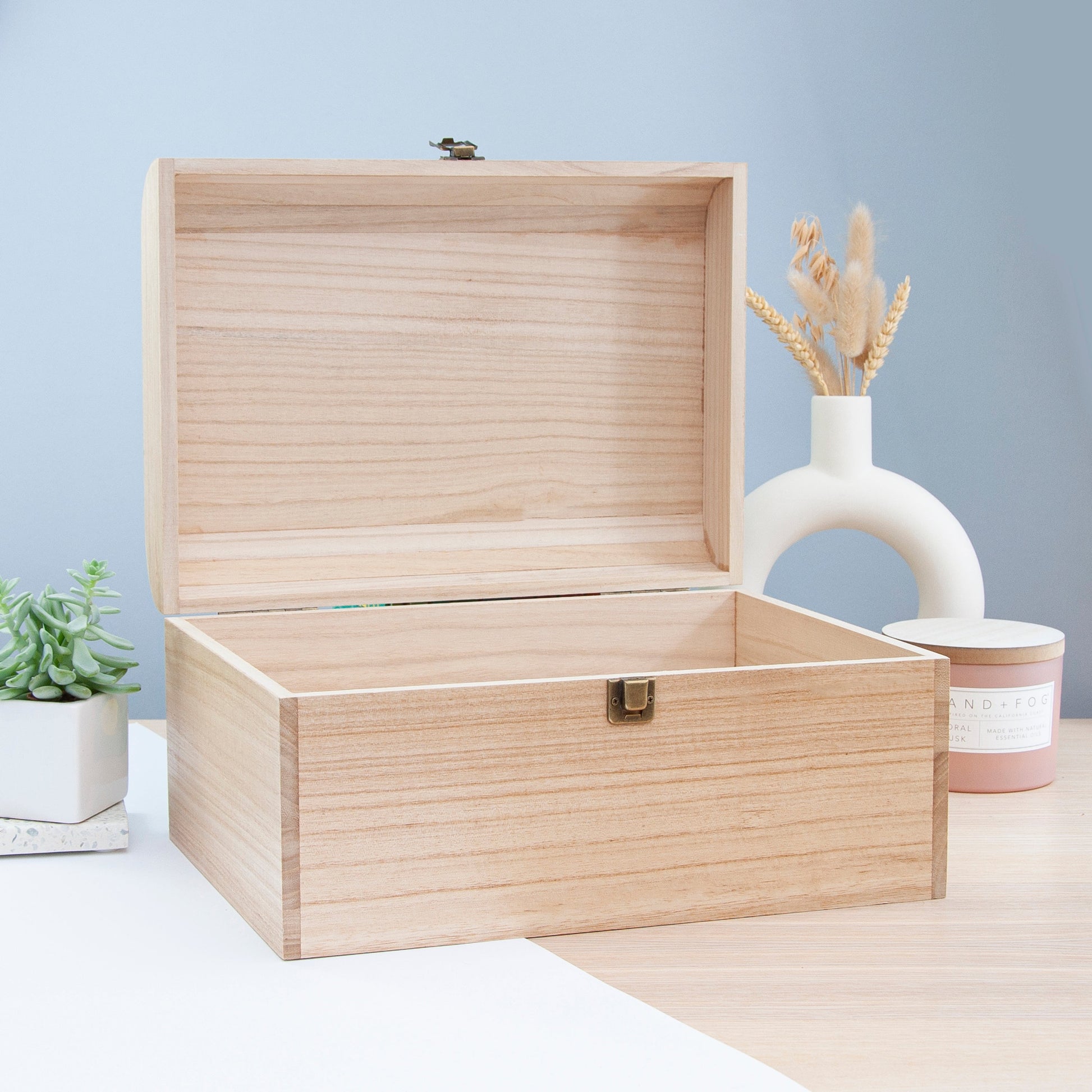 Personalized Baby Keepsake Box with Giraffe  Wooden Chests Deeply Engraved