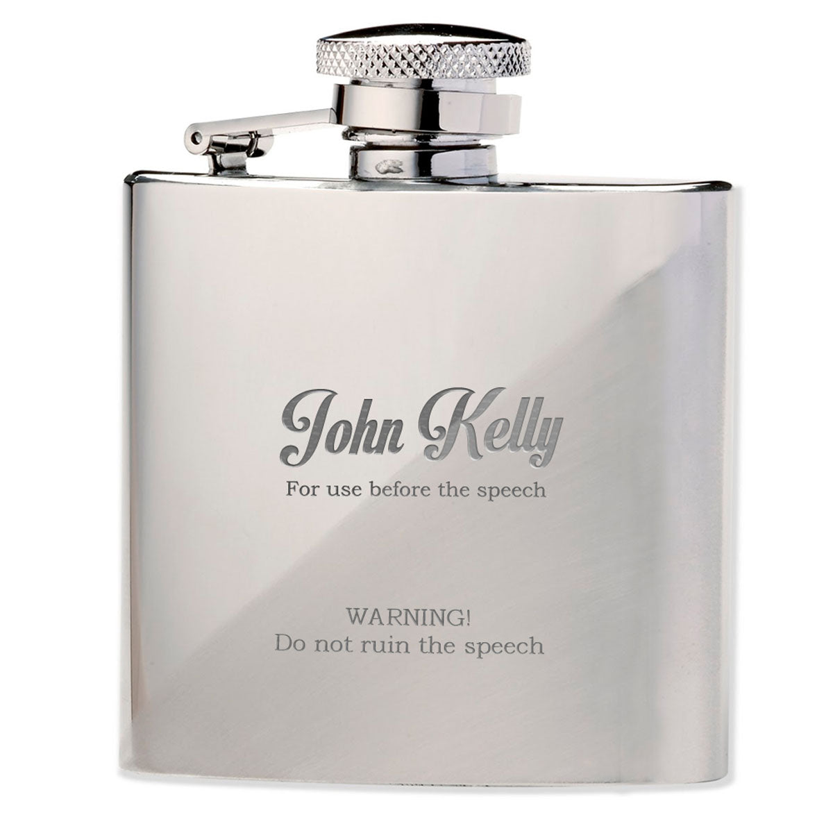 Personalized Best Man Hip Flask  Hip Flasks Deeply Engraved