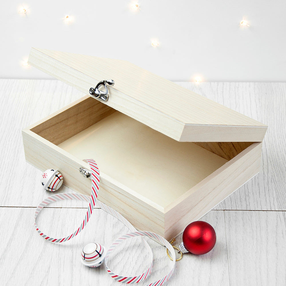 Personalized Christmas Box - All I Want For Christmas Is You  Keepsake Boxes Deeply Engraved