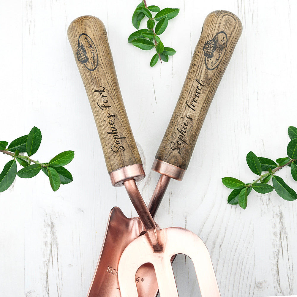 Personalized Garden Trowel & Fork Gift Set