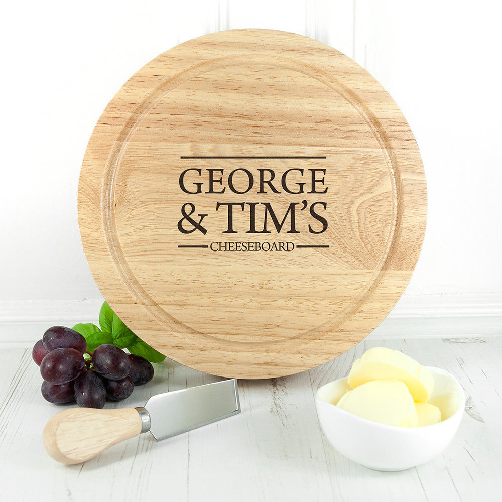 Personalized Couple Cheese Board  Wooden Cheese Boards Deeply Engraved