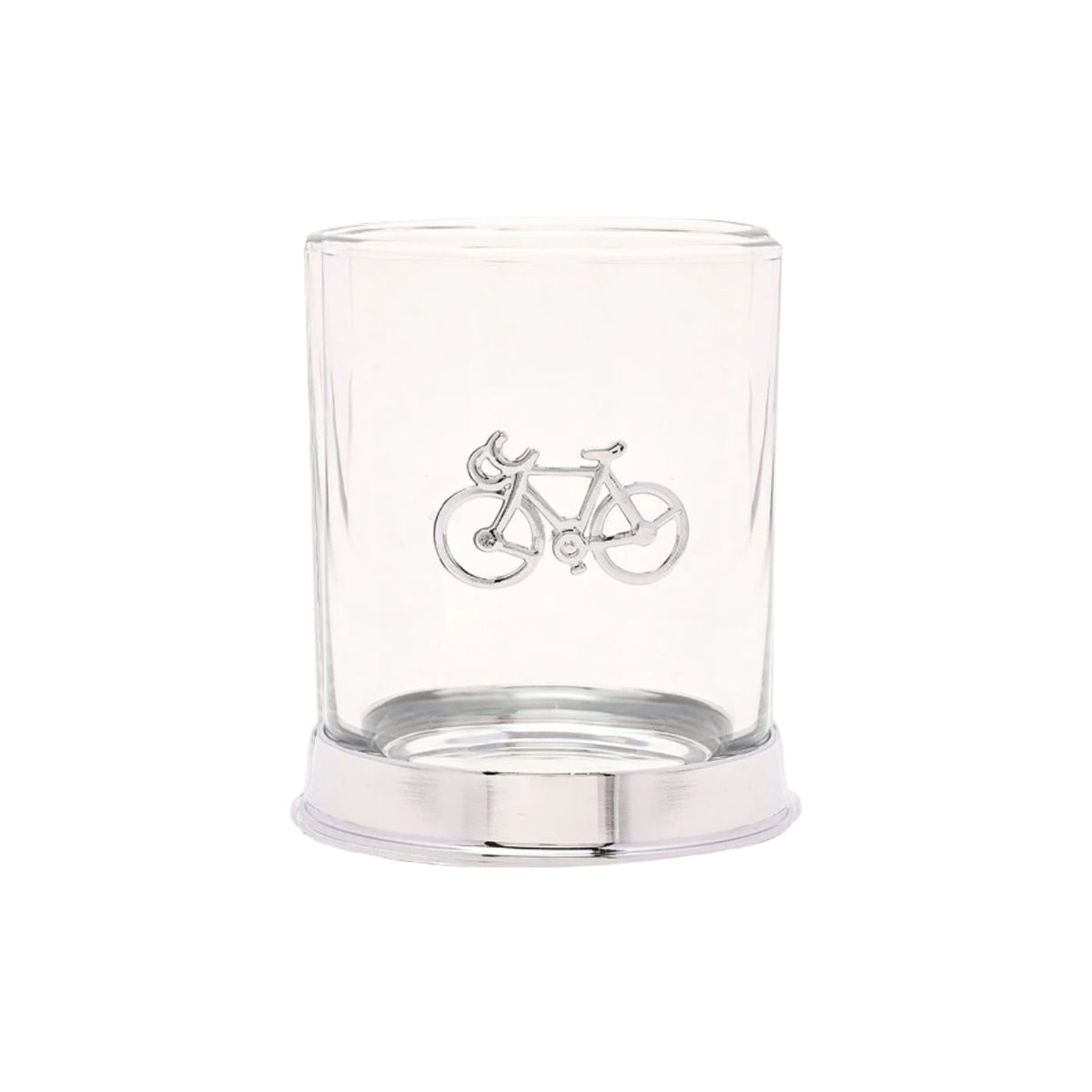 Personalized Cycling Whiskey Glass  Glass Tumblers Deeply Engraved