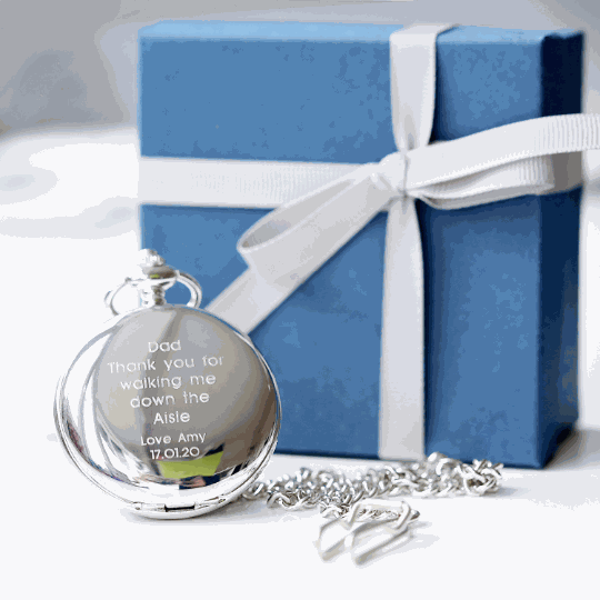 Personalized Dual Opening Skeleton Pocket Watch  Pocket Watches Deeply Engraved