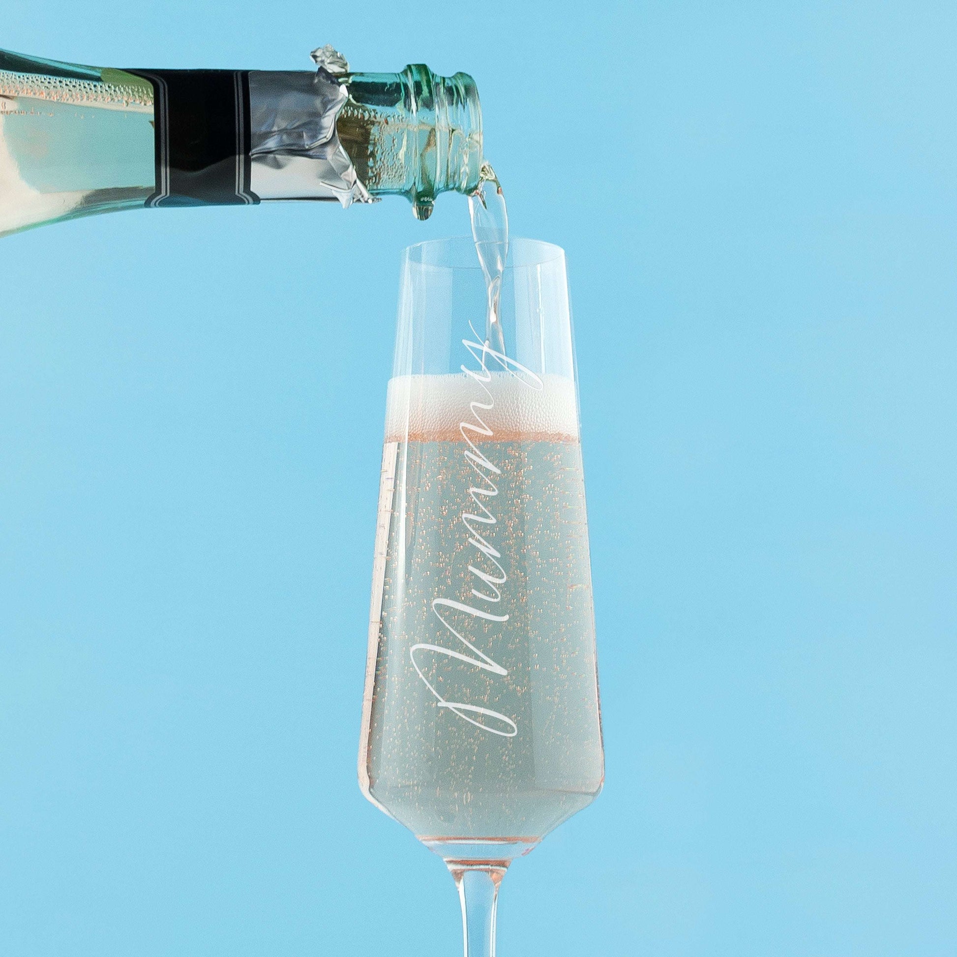 Personalized Elegant Champagne Flute - 160ml  Champagne Flute Deeply Engraved