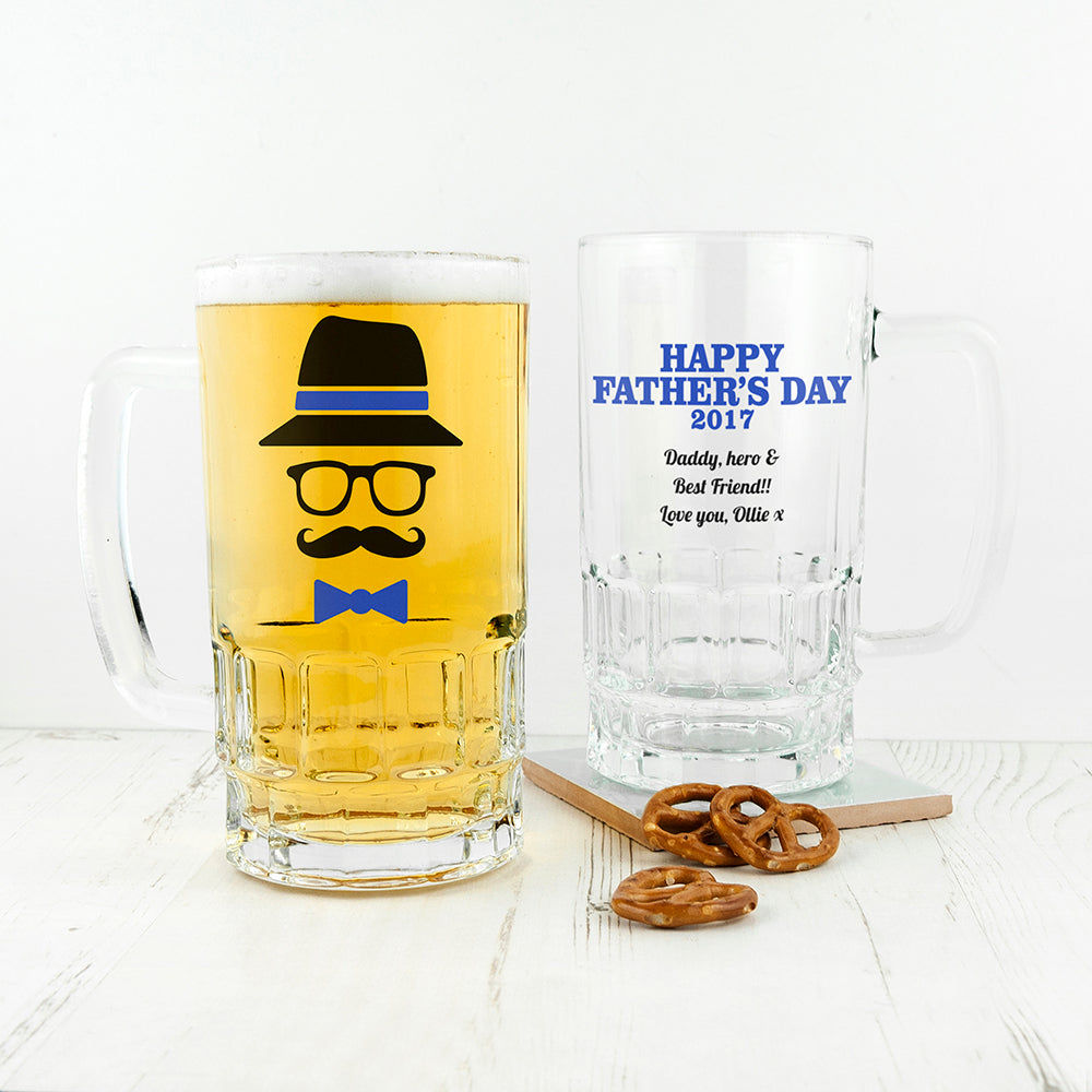 Personalized Father's Day Beer Stein  Beer Mugs Deeply Engraved