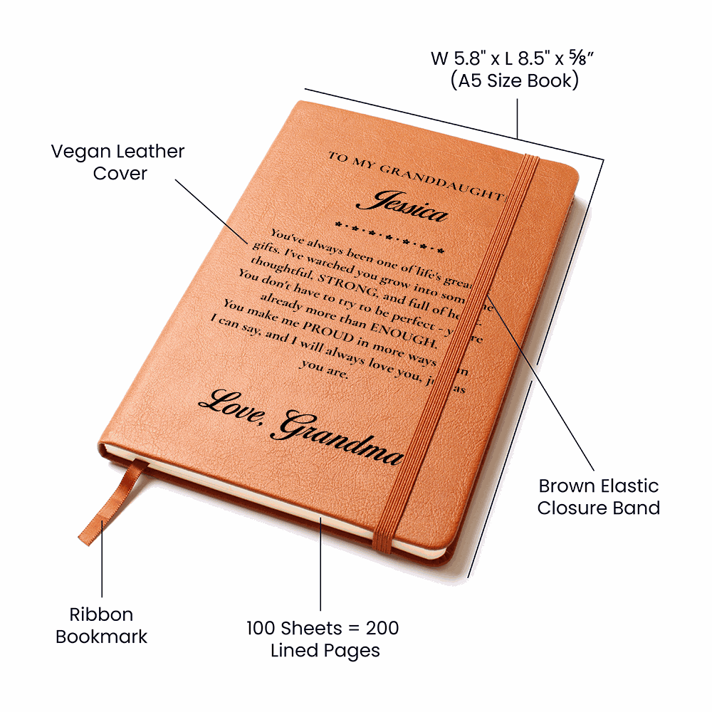 Personalized Faux Leather Journal – Letters to Someone You Love  Notebook/Journals Deeply Engraved