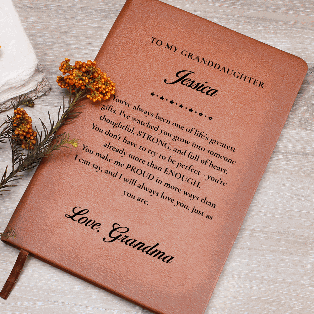 Personalized Faux Leather Journal – Letters to Someone You Love  Notebook/Journals Deeply Engraved