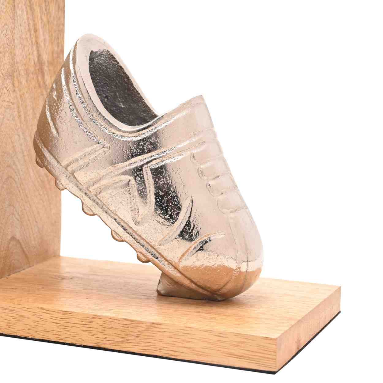 Personalized Football & Boot Wooden Bookends  Bookends Deeply Engraved