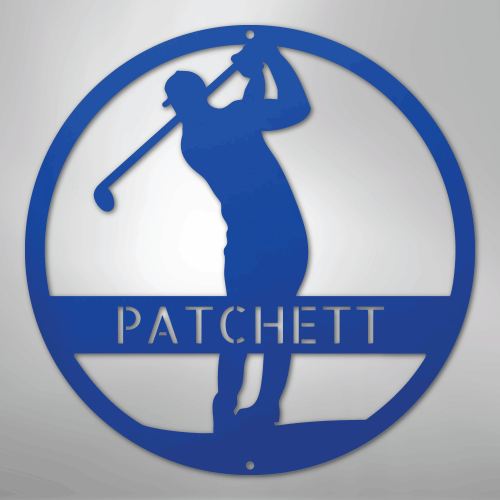 personalized-golf-monogram-metal-wall-decor-blue