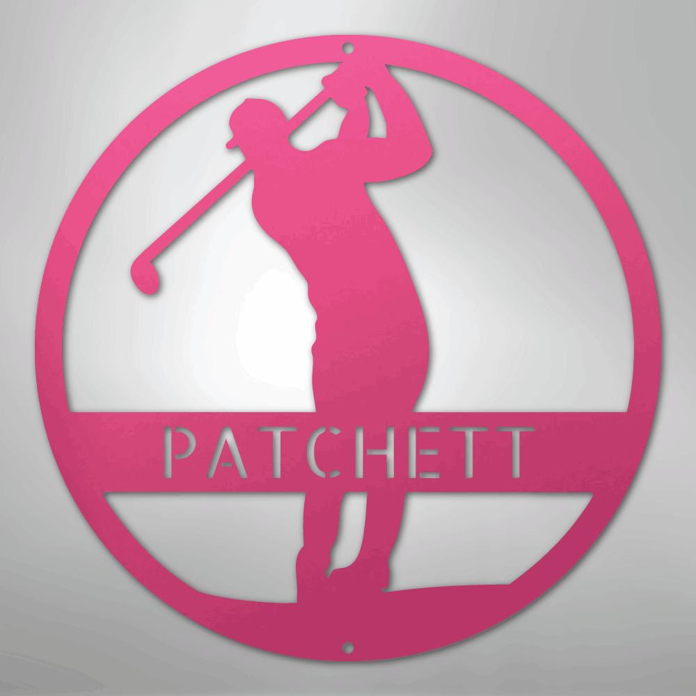 personalized-golf-monogram-metal-wall-decor-pink