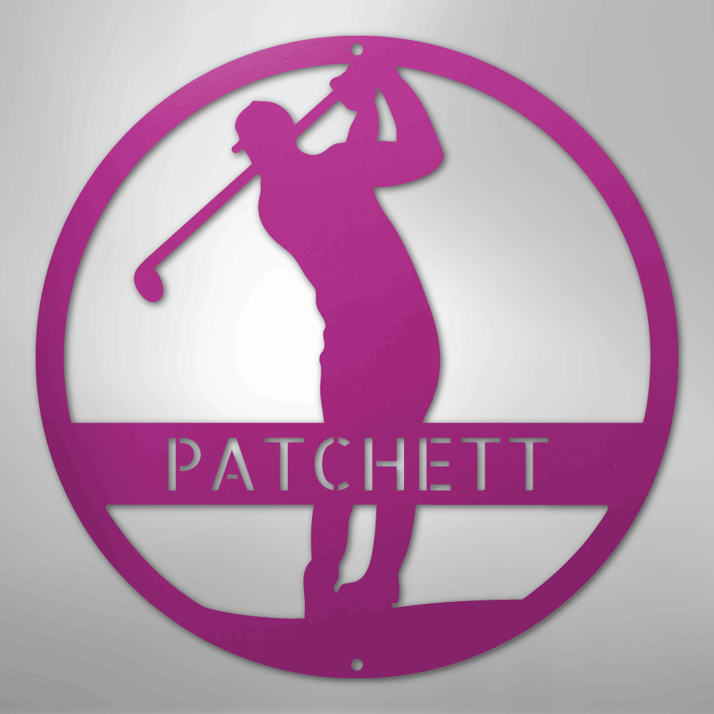personalized-golf-monogram-metal-wall-decor-purple