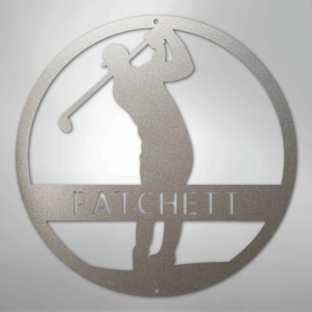 personalized-golf-monogram-metal-wall-decor-silver