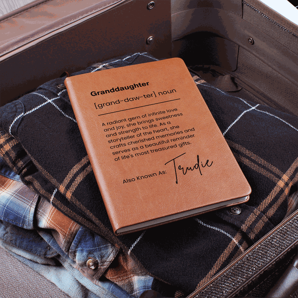 Personalized Granddaughter Definition Journal – Faux Leather Keepsake  Notebook/Journals Deeply Engraved