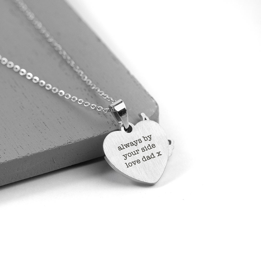 Personalized Guardian Angel Necklace  Necklaces Deeply Engraved