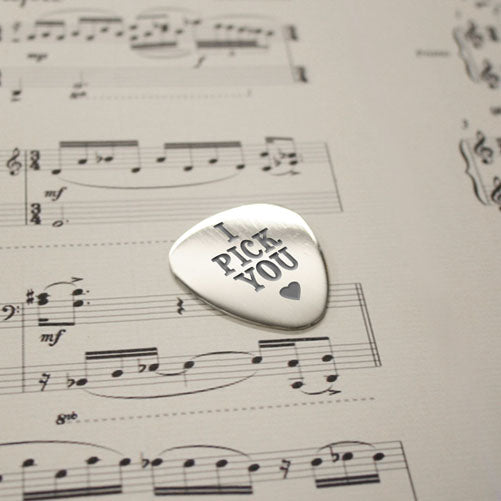 Love Notes Personalized Guitar Pick