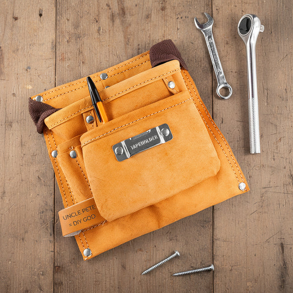 Personalized Heavy Duty Leather Tool Belt  DIY Tools -The go-to gift for tradespeople & DIY enthusiasts.