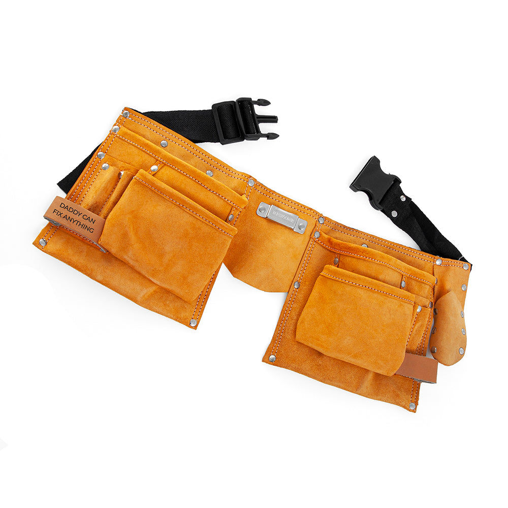 Personalized Heavy Duty Leather Tool Belt  DIY Tools Deeply Engraved
