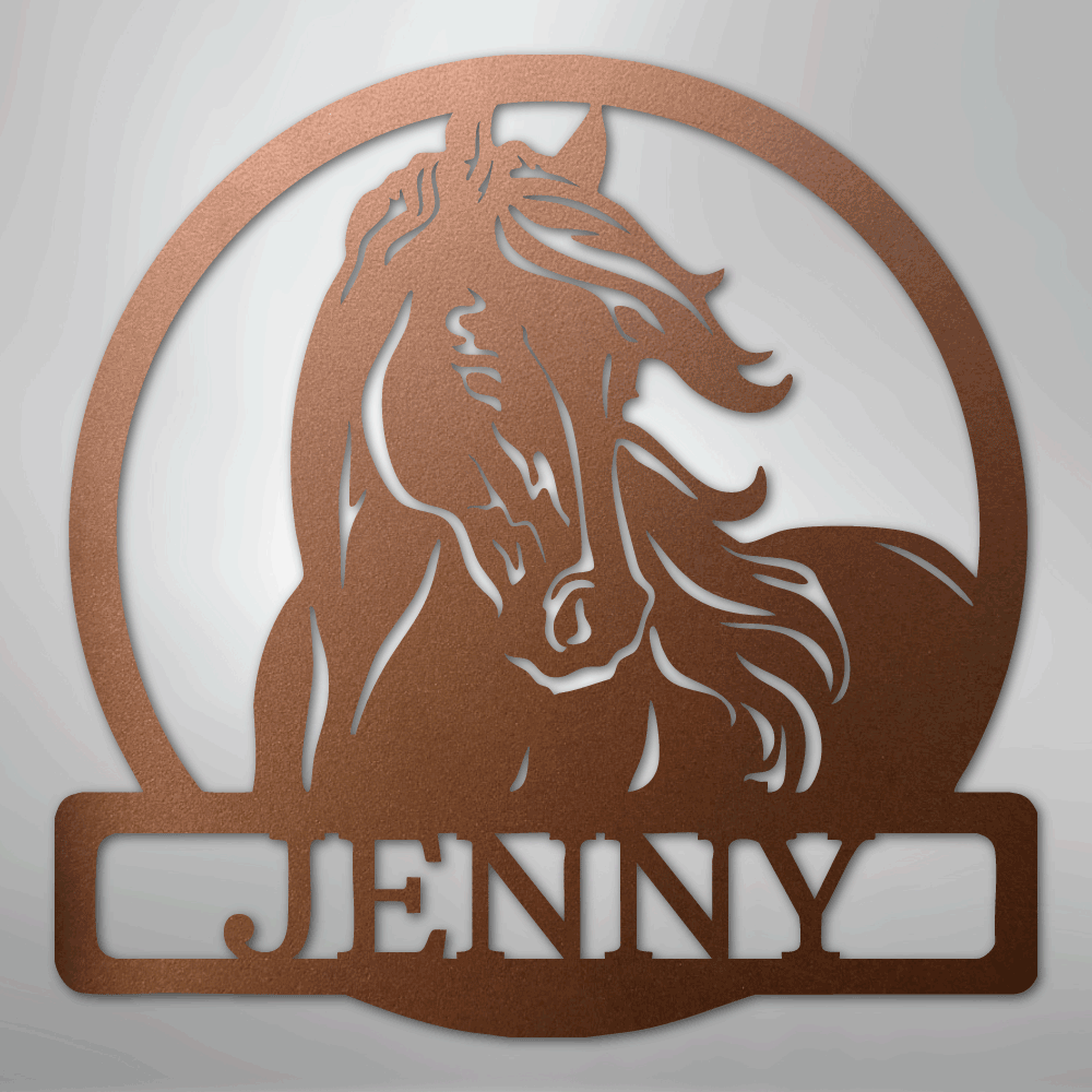 personalized-horse-name-wall-monogram-metal-decor-copper