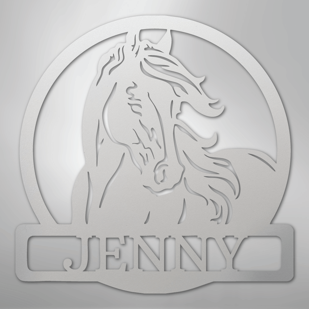 personalized-horse-name-wall-monogram-metal-decor-white