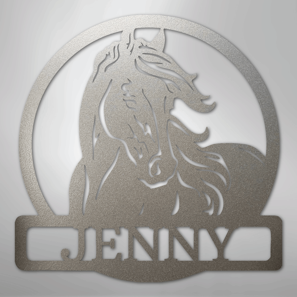 personalized-horse-name-wall-monogram-metal-decor-silver