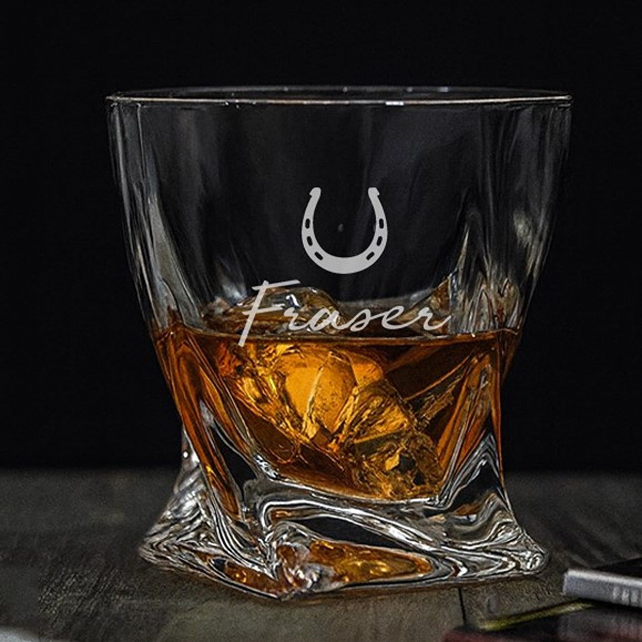 Personalized Icon Quattro Twist Tumbler  Glass Tumblers Deeply Engraved