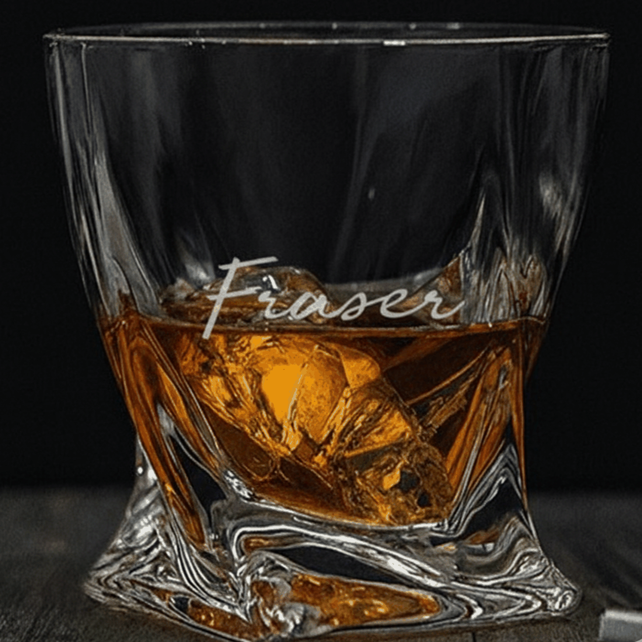 Personalized Icon Quattro Twist Tumbler  Glass Tumblers Deeply Engraved