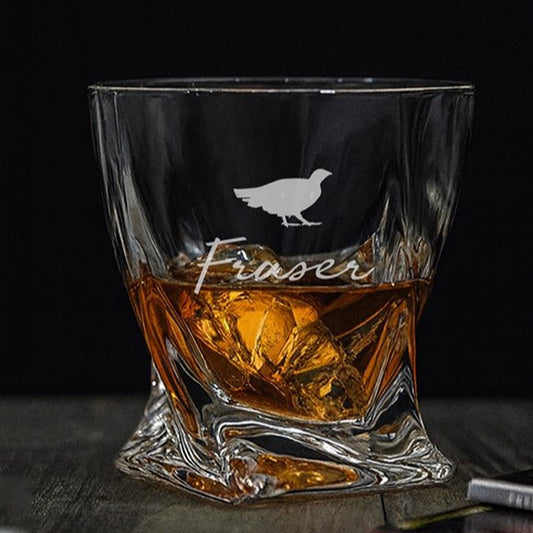 Personalized Icon Quattro Twist Tumbler  Glass Tumblers Deeply Engraved