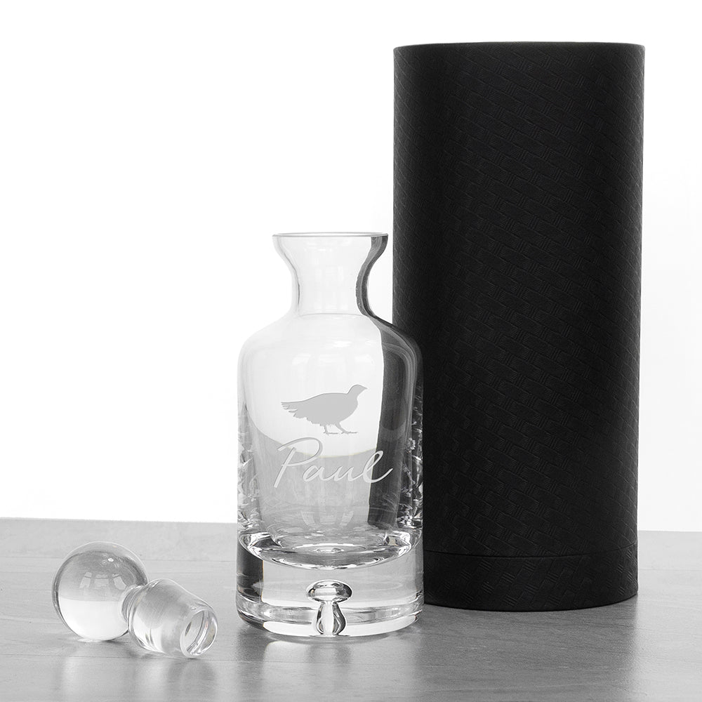 Personalized Icon Whisky Decanter  Decanters Deeply Engraved