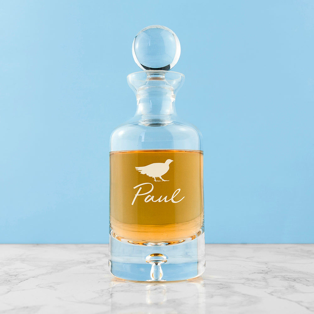 Personalized Icon Whisky Decanter  Decanters Deeply Engraved