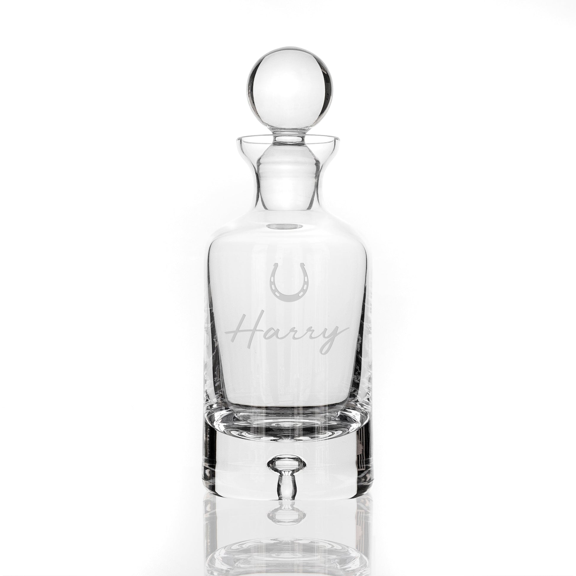 Personalized Icon Whisky Decanter  Decanters Deeply Engraved