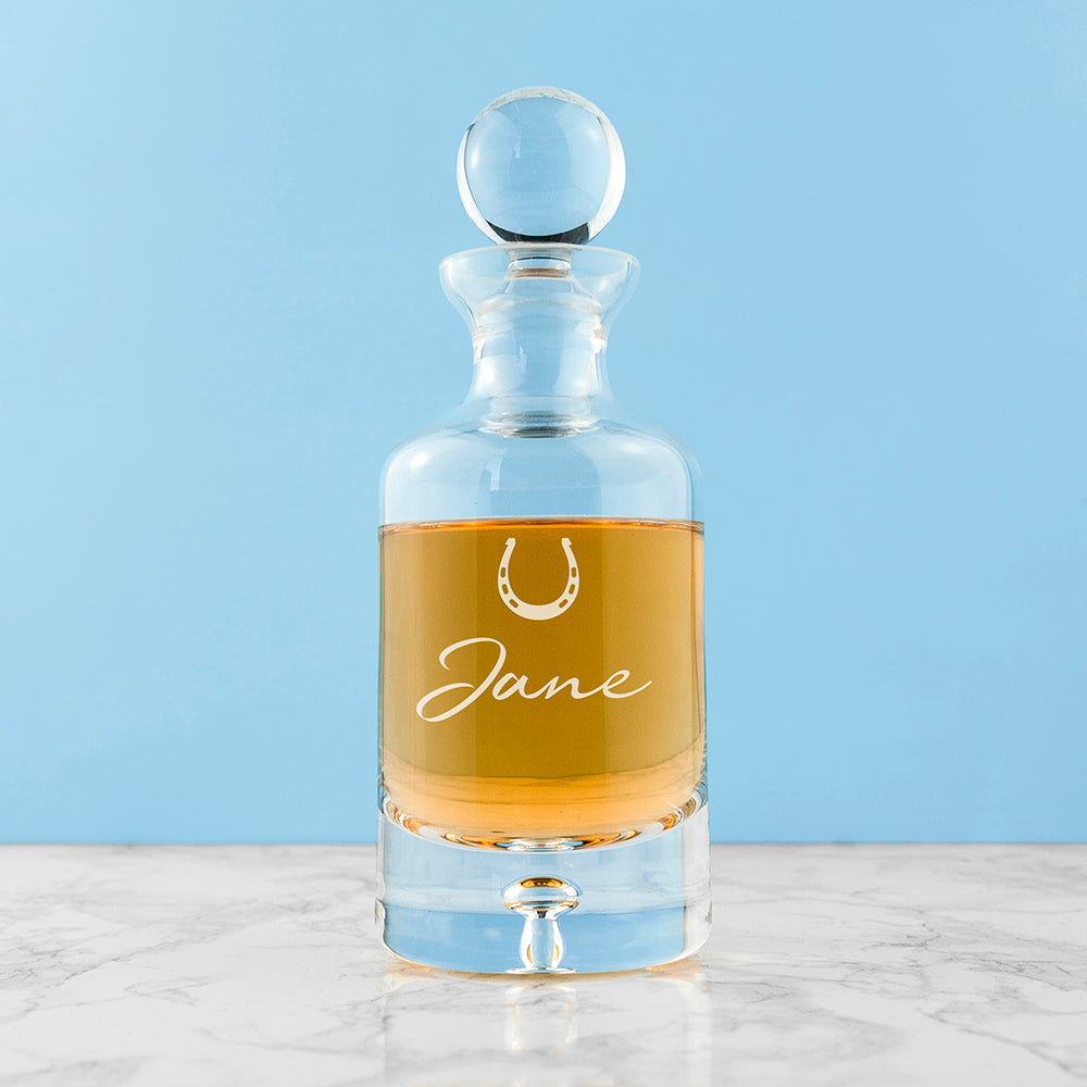 Personalized Icon Whisky Decanter  Decanters Deeply Engraved
