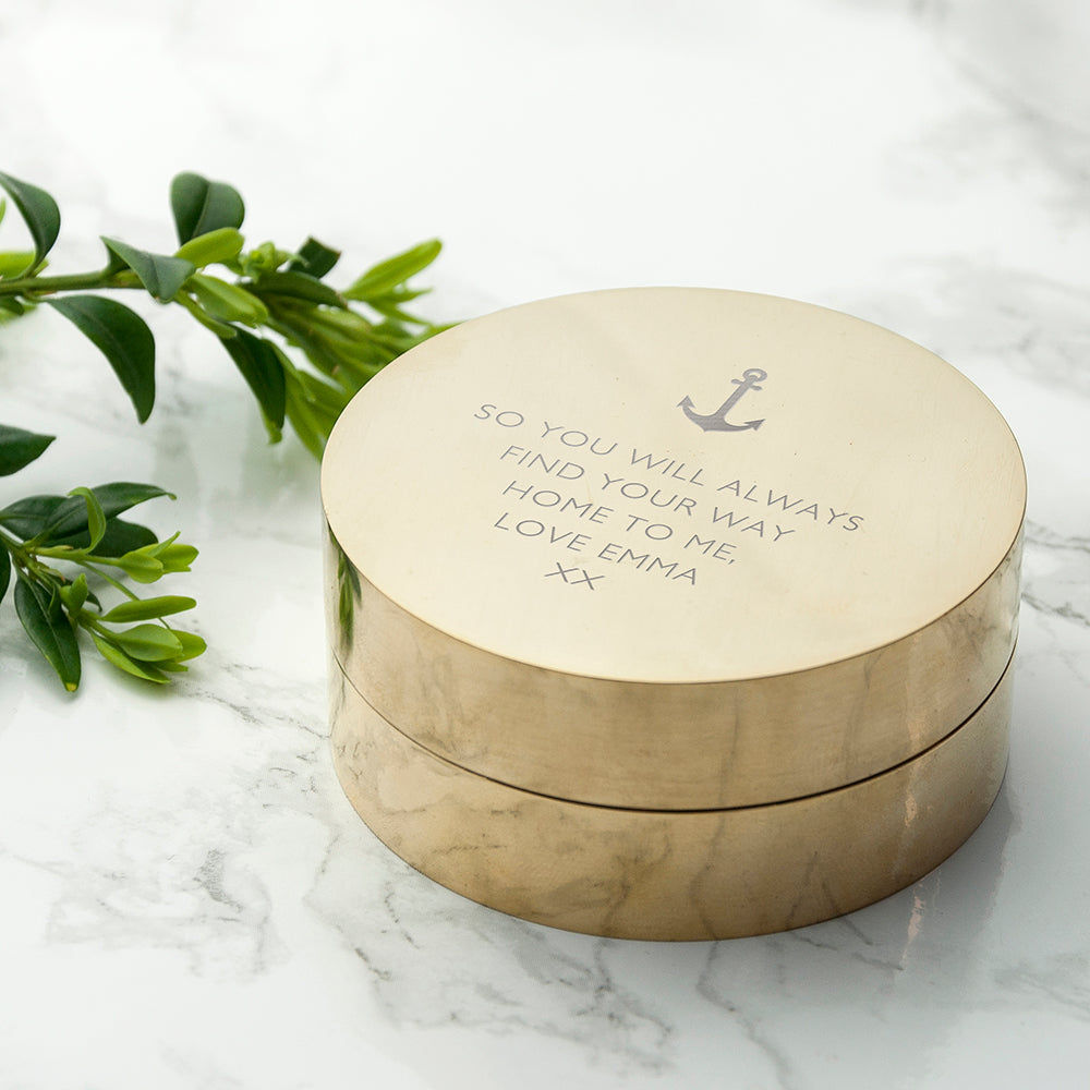 Personalized Iconic Adventurer's Sundial Compass  Compasses Deeply Engraved