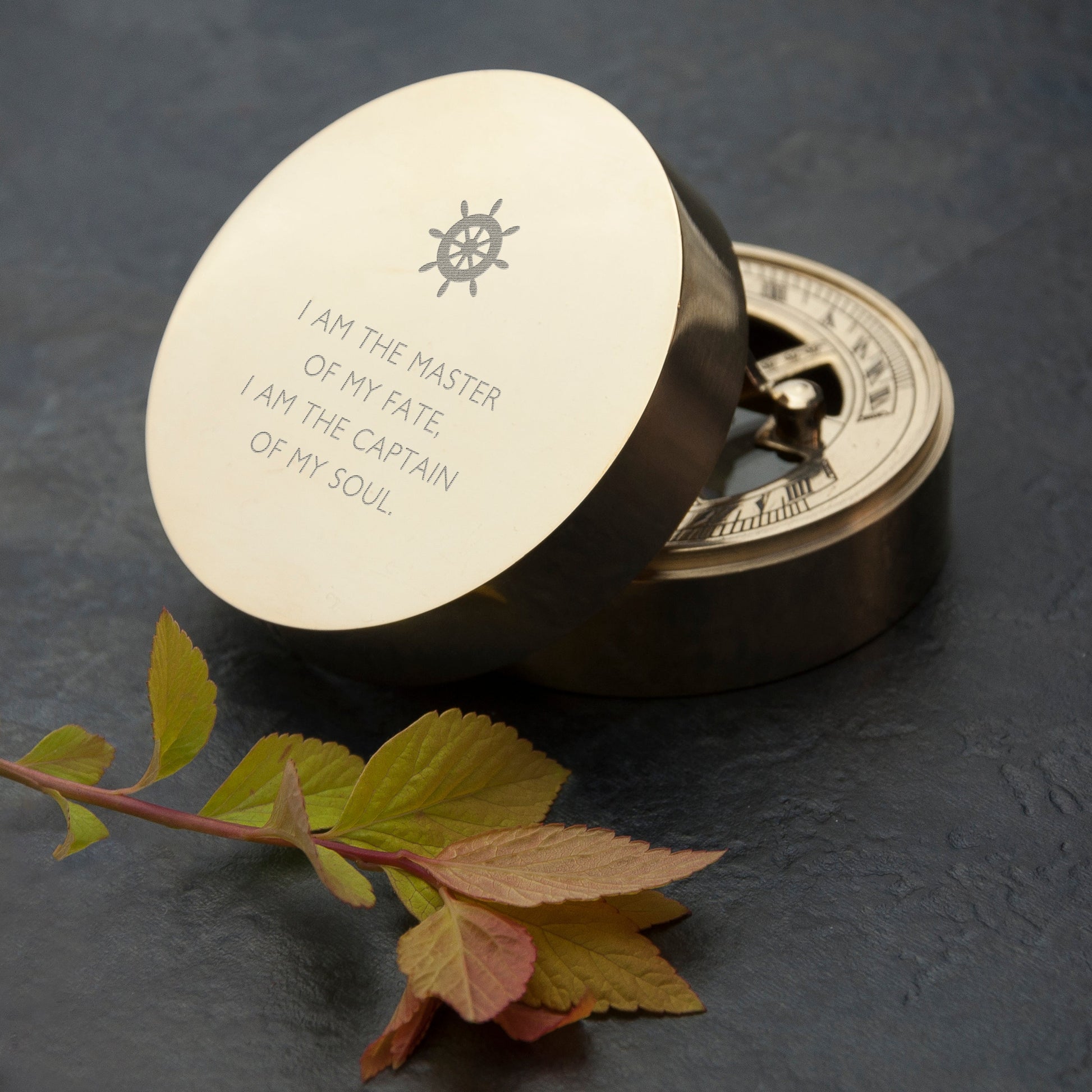 Personalized Iconic Adventurer's Sundial Compass  Compasses Deeply Engraved