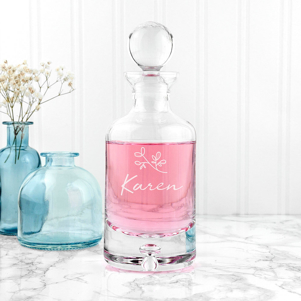 Personalized Iconic Gin Decanter  Decanters Deeply Engraved