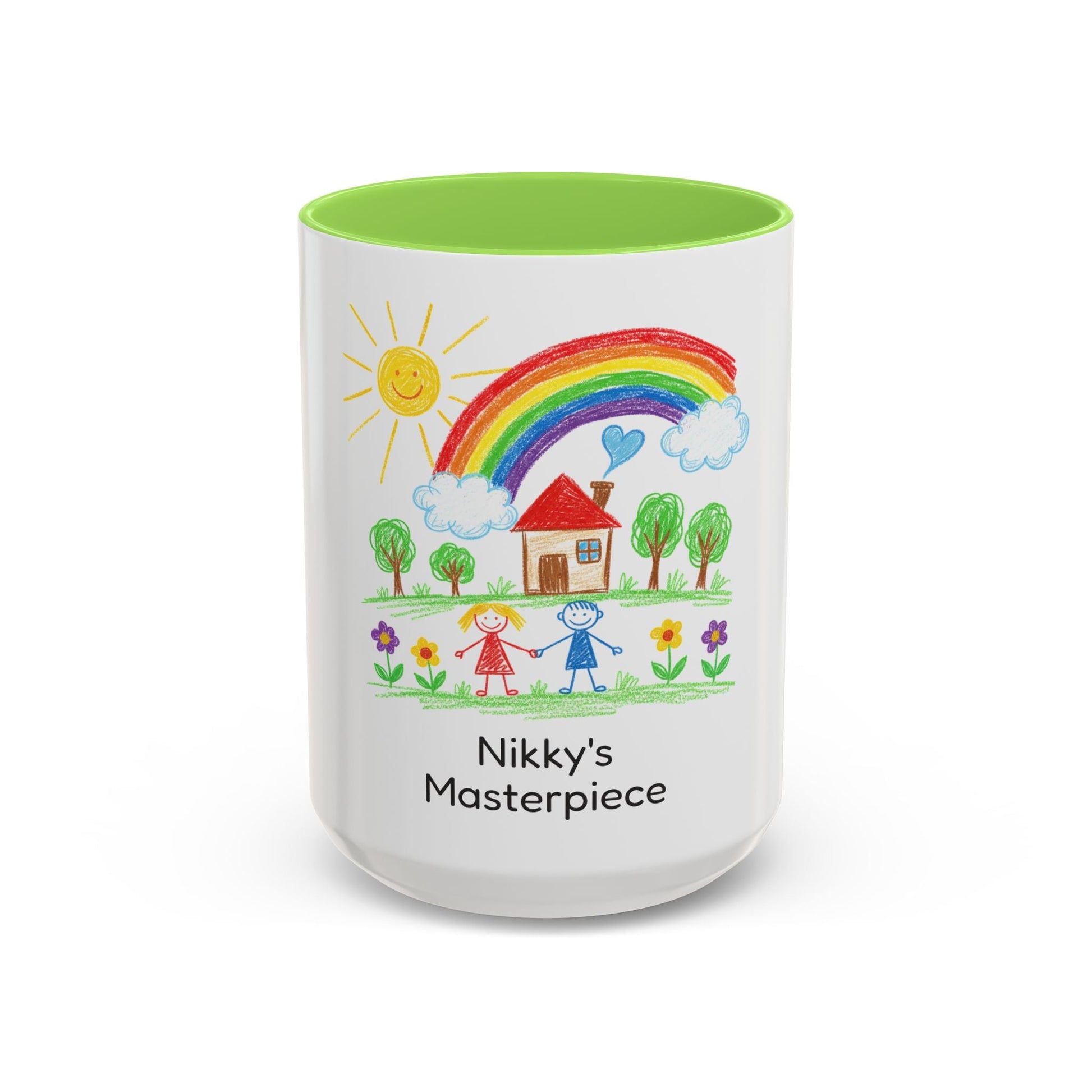 Personalized Kid’s Drawing Mug (11oz/15oz)  Mug Deeply Engraved