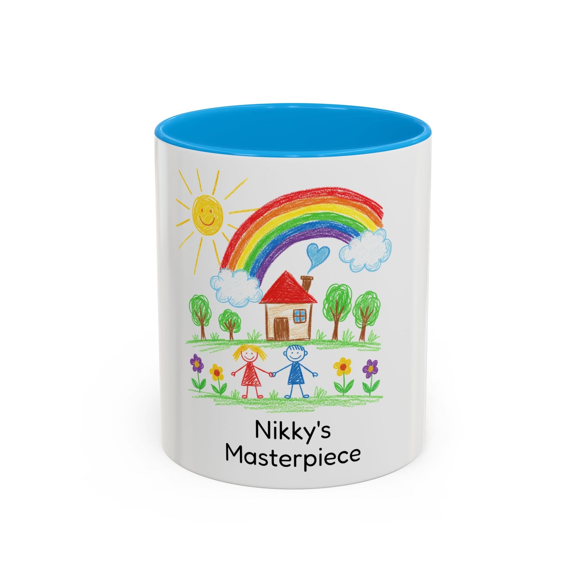 Personalized Kid’s Drawing Mug (11oz/15oz)  Mug Deeply Engraved