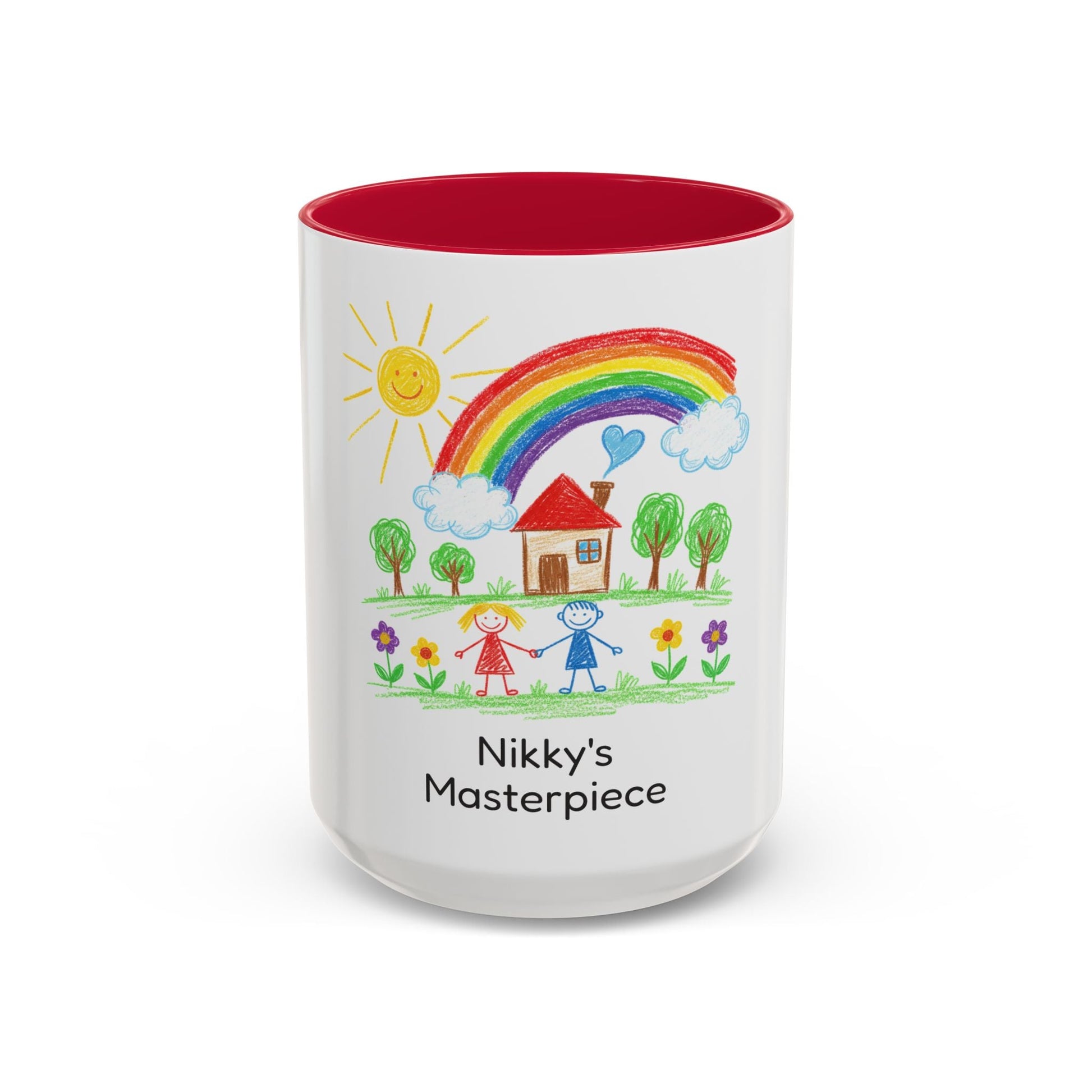 Personalized Kid’s Drawing Mug (11oz/15oz)  Mug Deeply Engraved