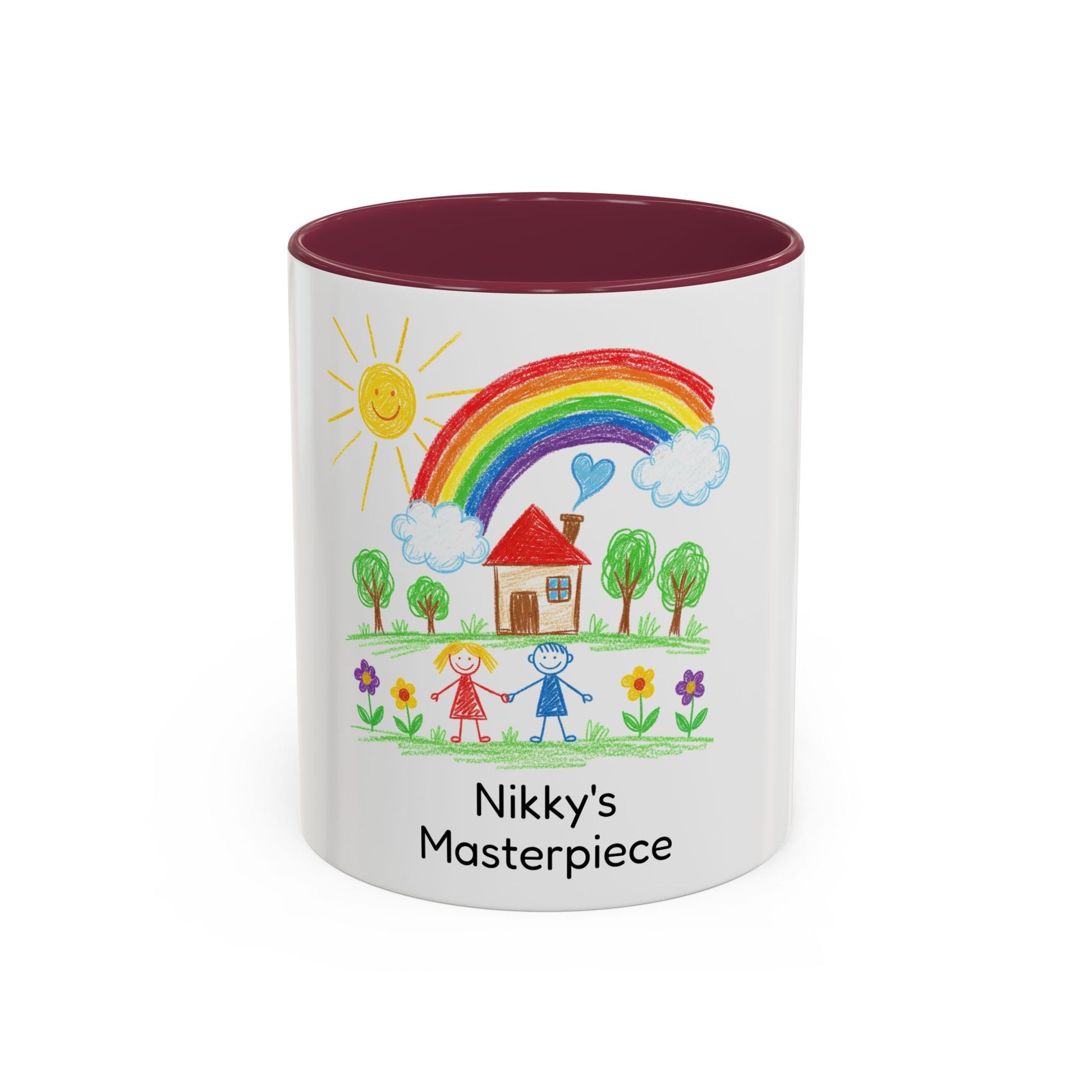 Personalized Kid’s Drawing Mug (11oz/15oz)  Mug Deeply Engraved