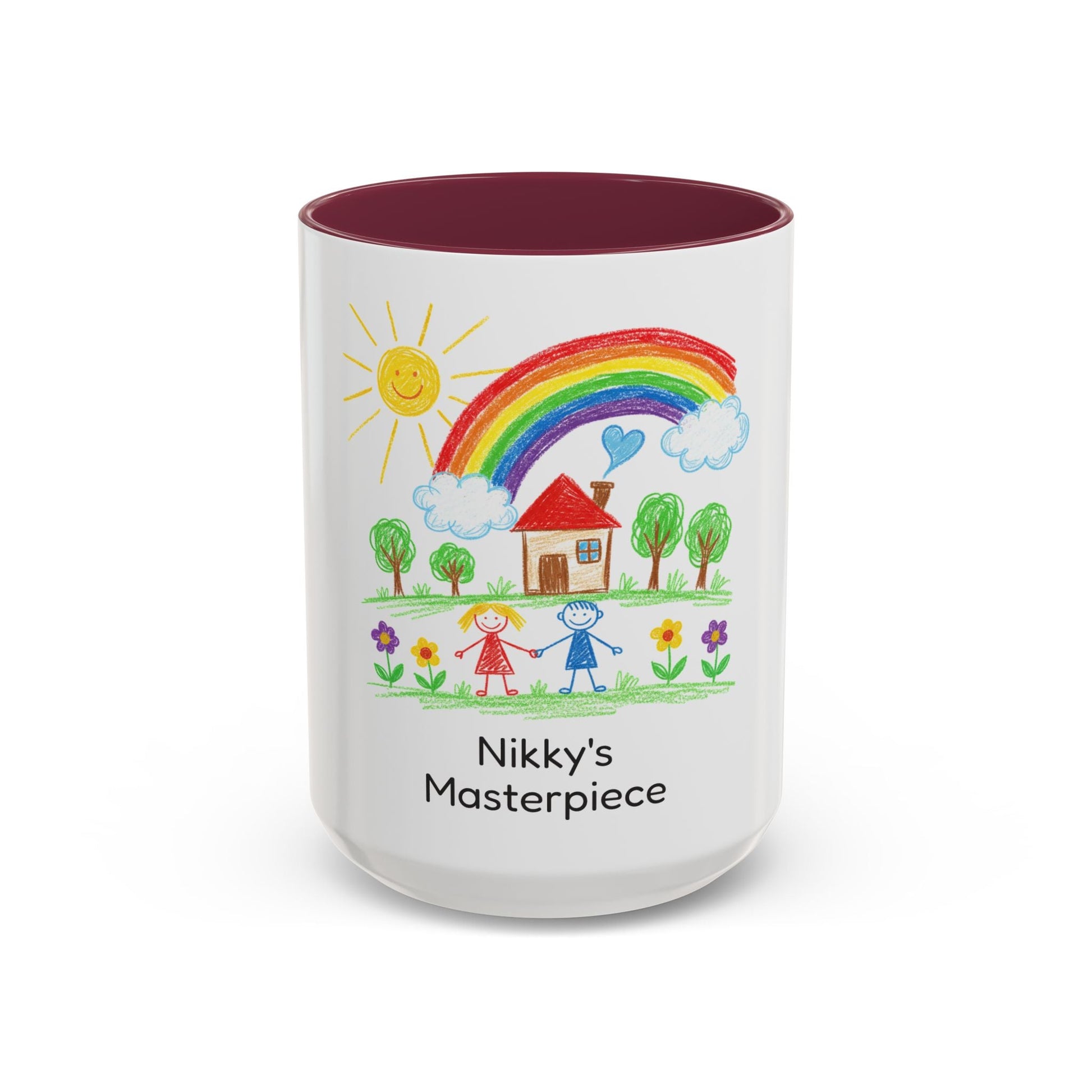 Personalized Kid’s Drawing Mug (11oz/15oz)  Mug Deeply Engraved